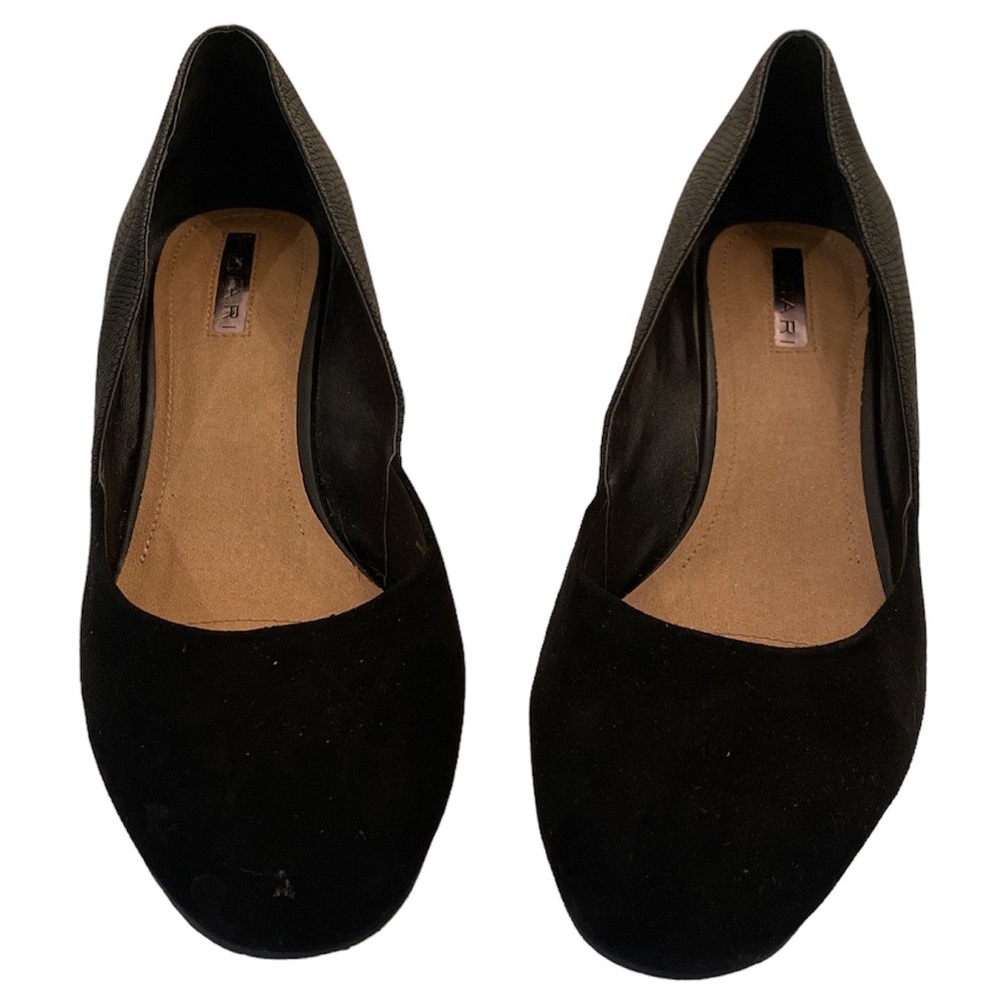 Tahari - NEW - Wedge Pumps - Suede & Leather